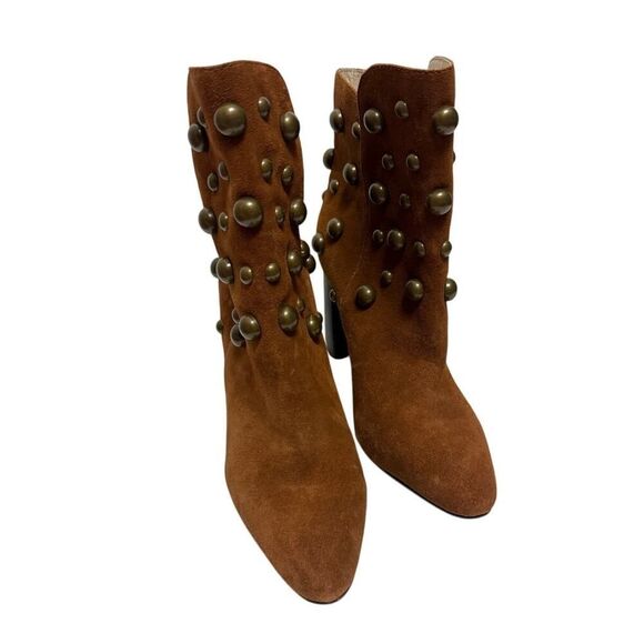 Cecelia New York Brace Stud Bootie in Cognac Sz. 8.5 - Picture 7 of 12
